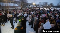 Декабрьские протесты против мусорных полигонов