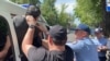 Kazakhstan - Police detain people at central park. Almaty, 1 May 2022 