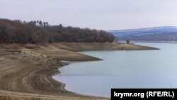 Партизанське водоймище під Сімферополем, січень 2021 року