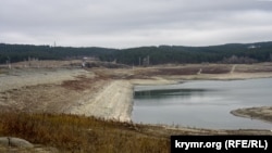 Сімферопольське водосховище, грудень 2020 року