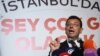 TURKEY -- Ekrem Imamoglu, candidate of the secular opposition Republican People's Party (CHP), makes his victory statement at CHP offices in Istanbul, on June 23, 2019