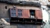 UKRAINE – A kitchen cabinet and a cockerel on it are on the wall of a house destroyed by Russian shelling, which has already become a symbol of Ukrainian resilience. Borodyanka, Kyiv region, April 8, 2022